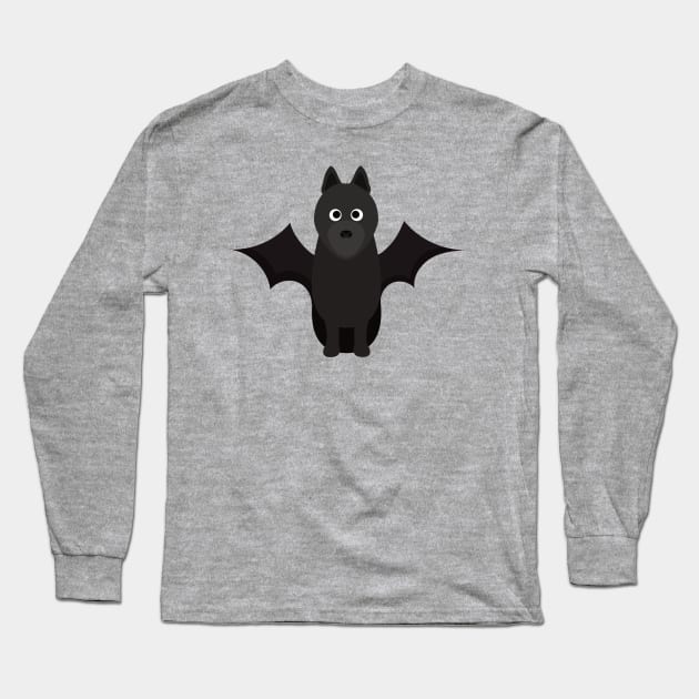 Schipperke Halloween Fancy Dress Costume Long Sleeve T-Shirt by DoggyStyles